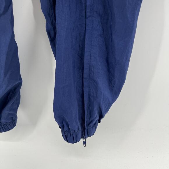 Vintage‎ Nike Windbreaker Pants Men XL Navy Zip Ankle Jogger White Tag 90s Y2K - Picture 6 of 9